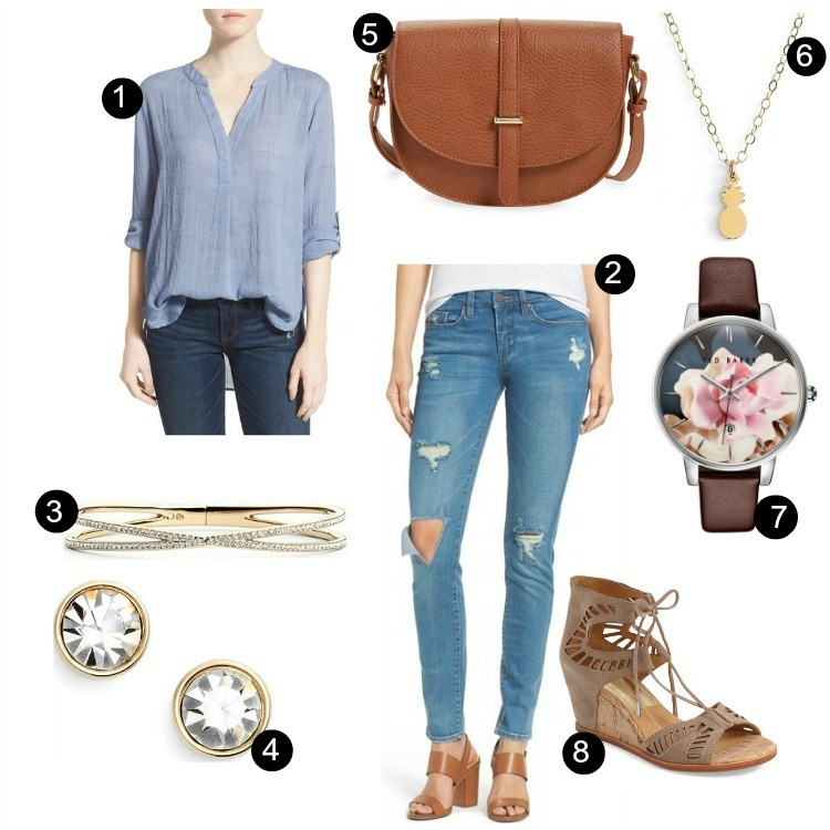 Laid Back Summer Style - Blues and Brown Tones