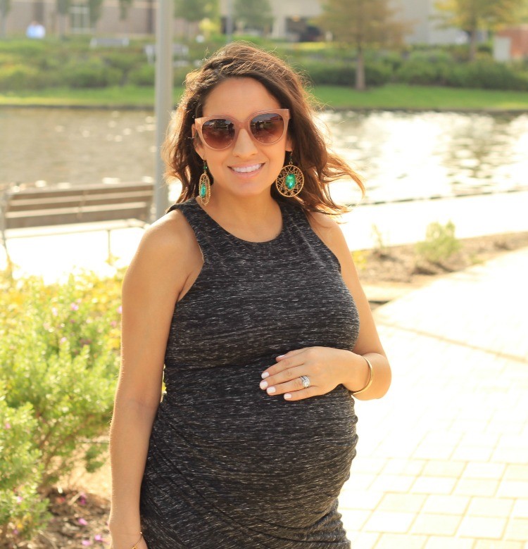 Lunch date outfit, Maternity style