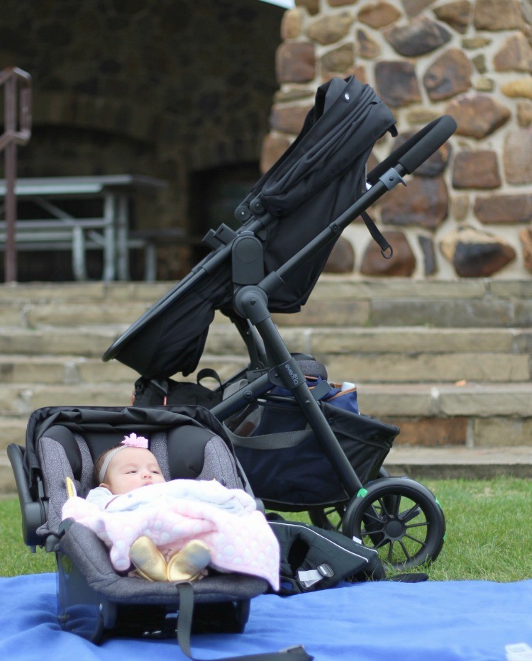 A day out at the park with Evenflo Pivot Travel System + Review