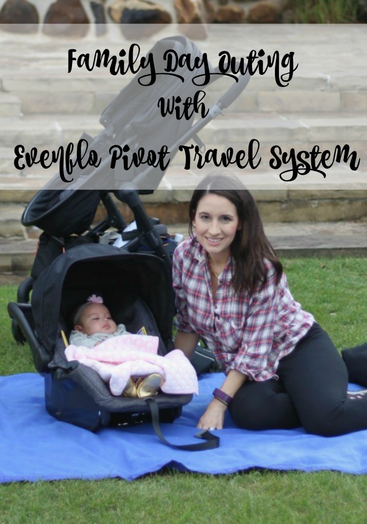 A day in the park with Evenflo Pivot Travel System + My Review #Ad