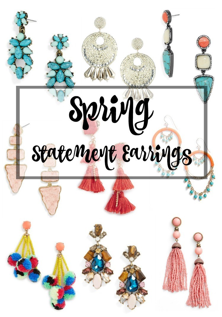 Spring Statement Earrings | Pretty In Her Pearls | Houston Blogger | Style Blogger | Bauble Bar Earrings