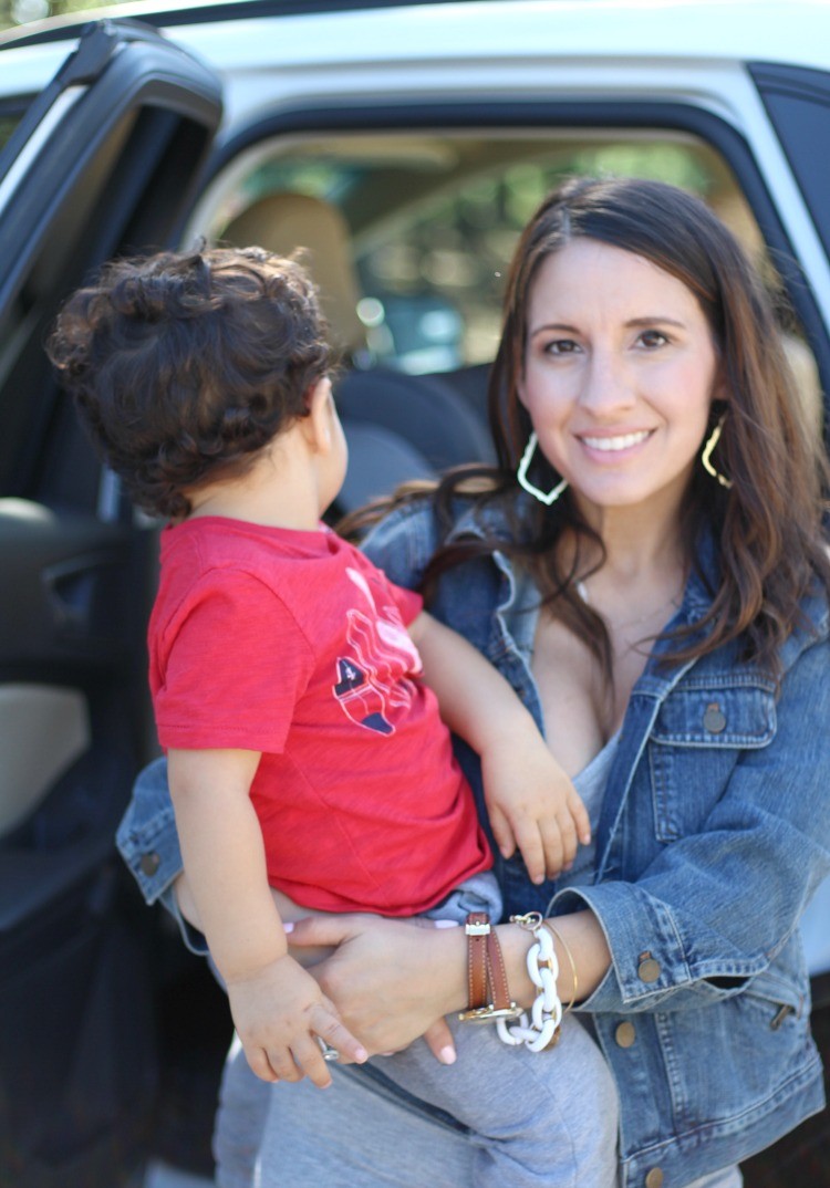 Meeting at the park + Evenflo Stratos Carseat Review, Pretty In Her Pearls, Carseat Review