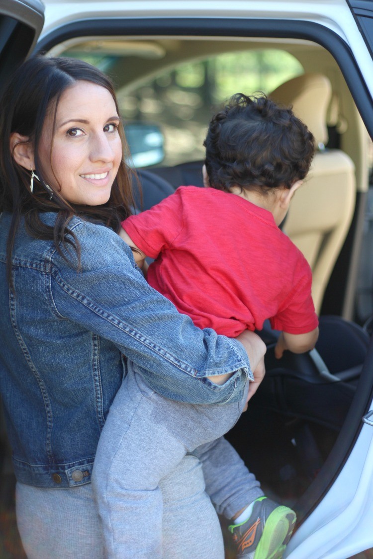 Meeting at the park + Evenflo Stratos Carseat Review, Pretty In Her Pearls, Carseat Review