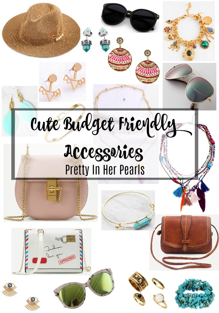 Cute Budget Friendly Accessories, Cute Accessories, Pretty In Her Pearls, Romwe Budget Friendly Accessories, Houston Style Blogger