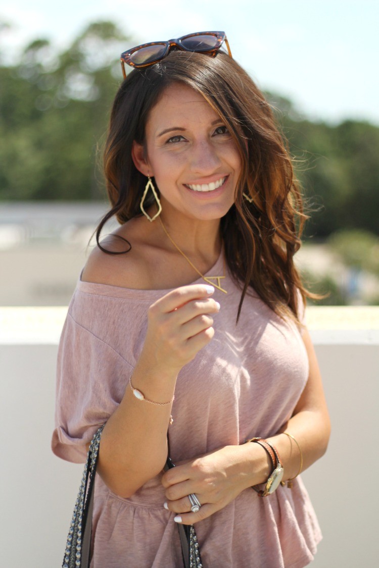 The Perfect Madewell Blush top, Pretty In Her Pearls, Style Blogger, Petite Style Blogger