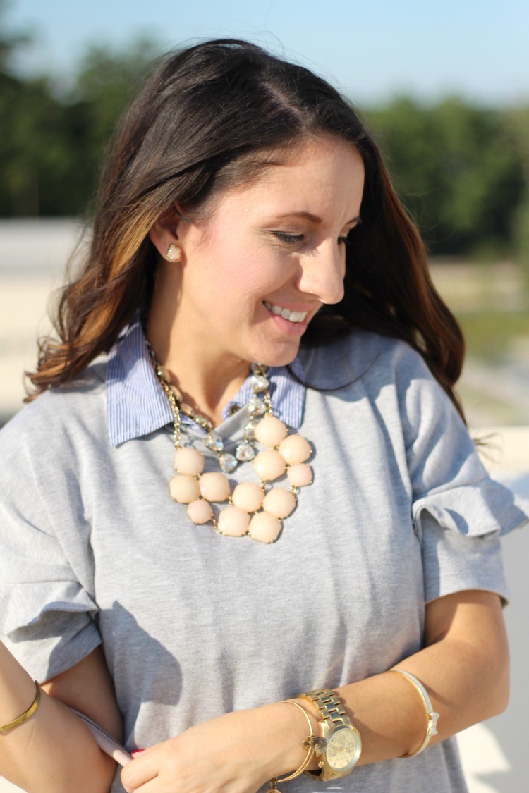 Perfect T-Shirt Dress - Pretty In Her Pearls