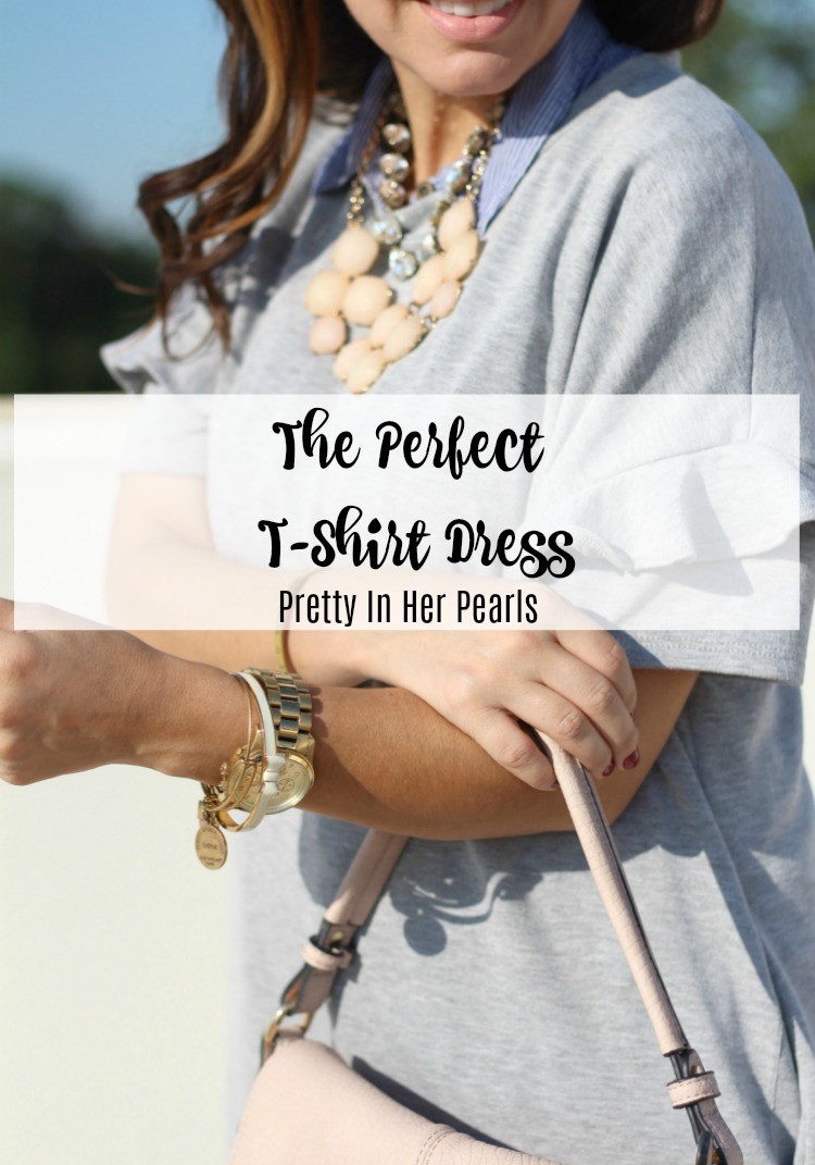 The Perfect T-Shirt dress, Lush T-Shirt Dress, Style Blogger, Petite Blogger