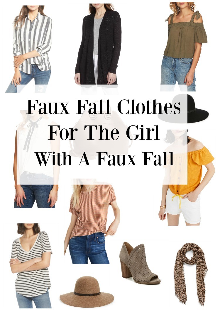 Faux Fall Clothes for the girl with a faux fall