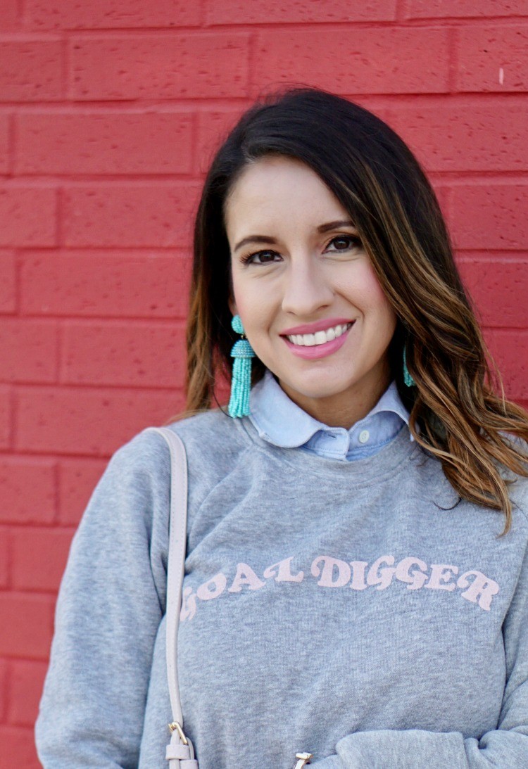 Blogging Goals | Goal Digger Sweatshirt