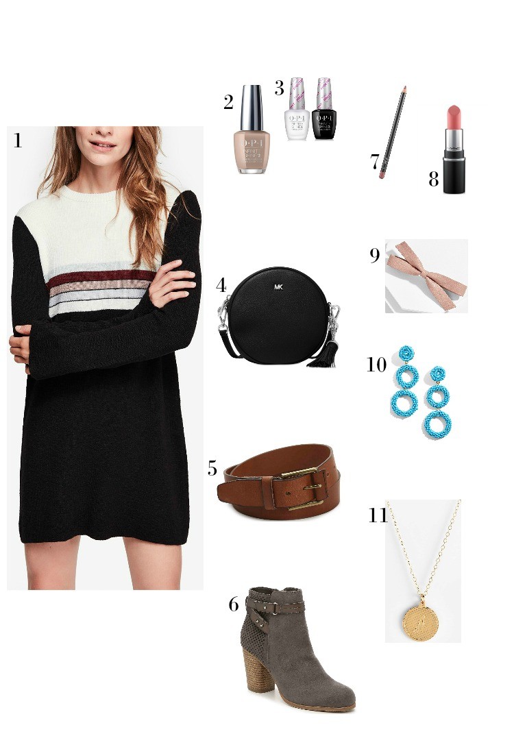 Bell Sleeve Sweater Dress and How to wear it for fall