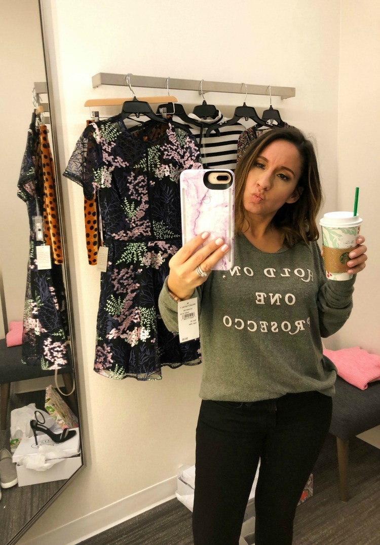 Hold on one Prosecco sweatshirt