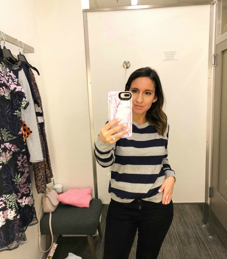 Striped longsleeve top