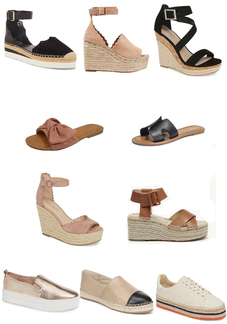 Spring Wedges and Espadrilles