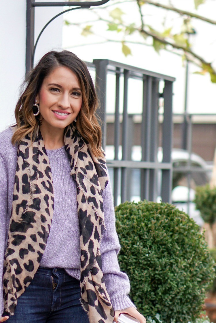 Stella and Ruby Earrings and the perfect sweater