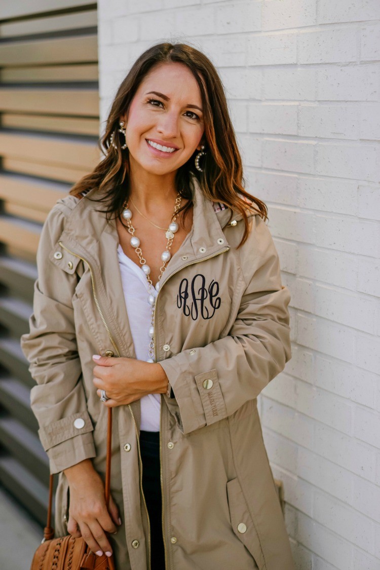 MarleyLilly Rain Jacket and my fave tee