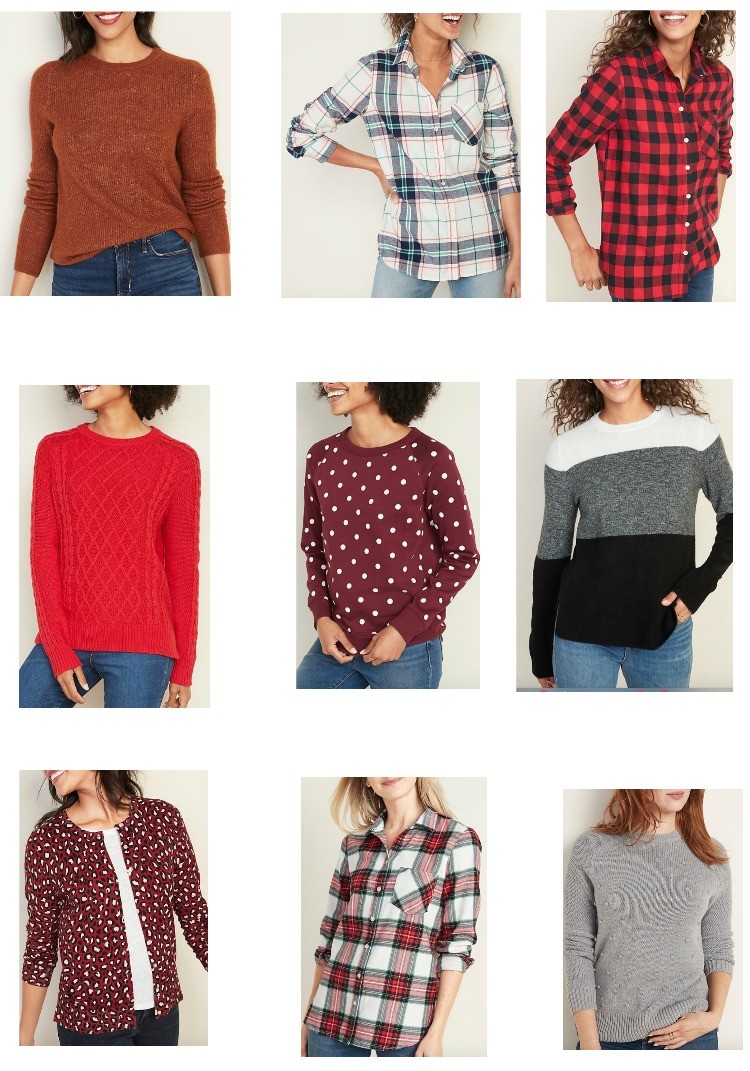 Old Navy Fall Tops and Sweaters