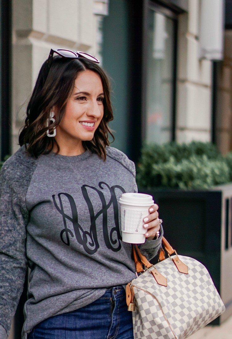 Cute MarleyLilly Monogrammed Sweatshirt